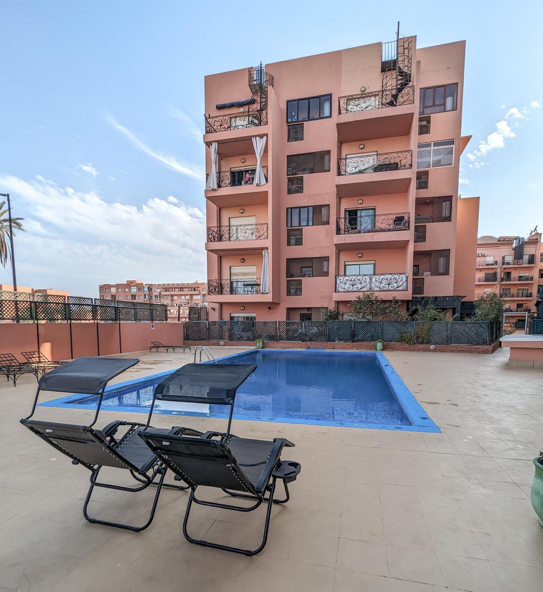 Apartement Panoramic View Majorelle Garden With Pool مراكش المظهر الخارجي الصورة