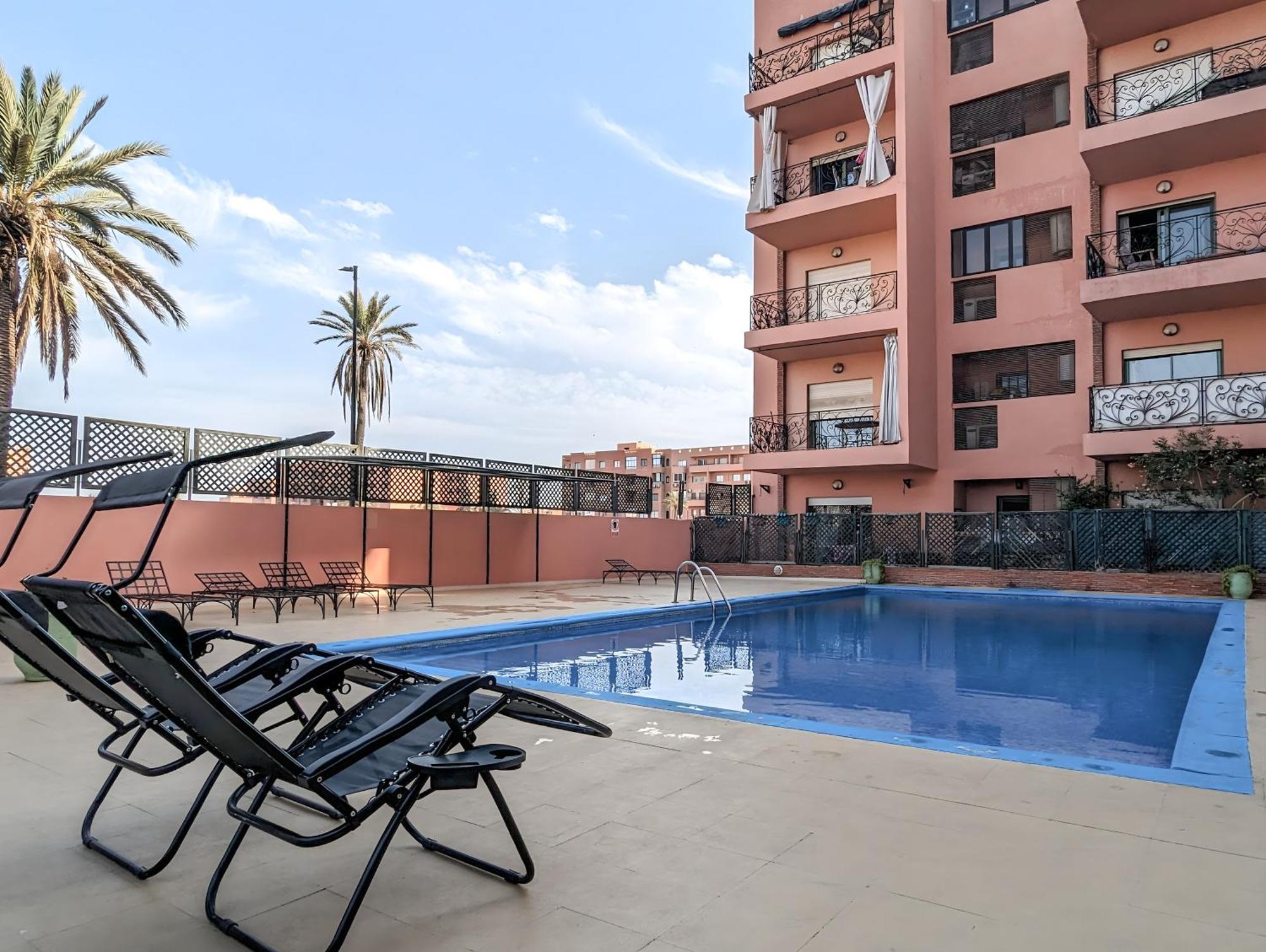 Apartement Panoramic View Majorelle Garden With Pool مراكش المظهر الخارجي الصورة