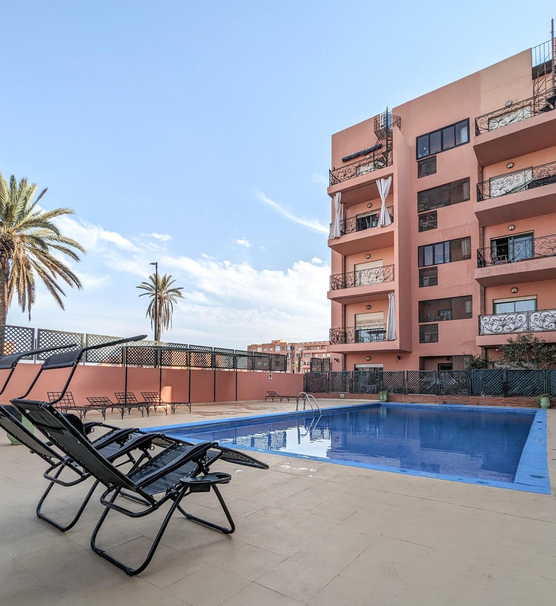 Apartement Panoramic View Majorelle Garden With Pool مراكش المظهر الخارجي الصورة